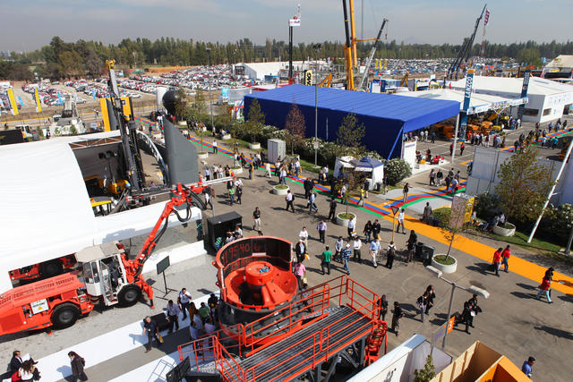 expositores sector mineria expomin 2014