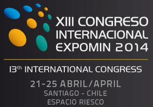 logo XIII congreo internacional expomin 2014