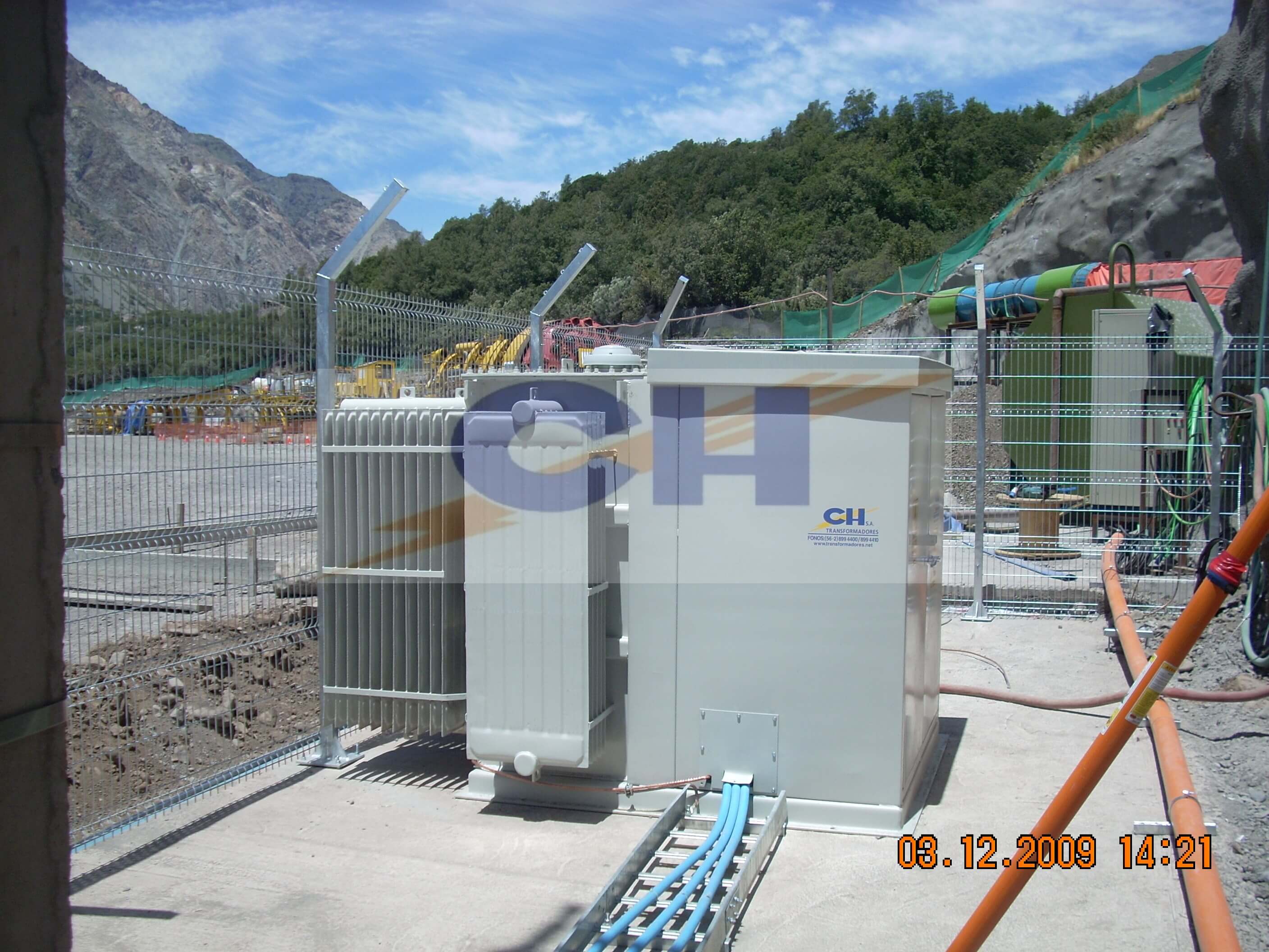 Transformador subestacion superficie 2200 KVA perch