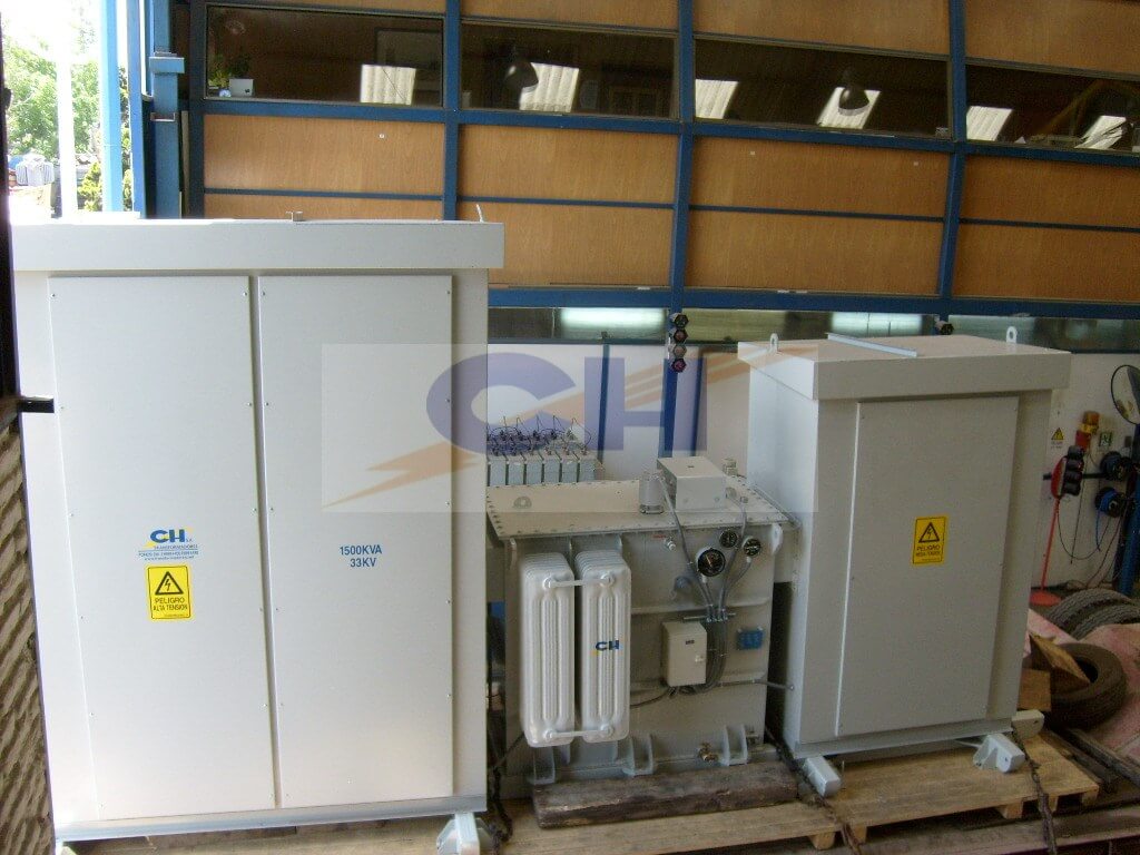 Transformadores CH Subestacion Unitaria 1500 KVA 34KV Cenizas