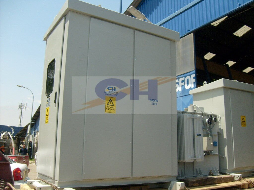 Transformadores CH Subestacion Unitaria 1500 KVA 34KV Cenizas