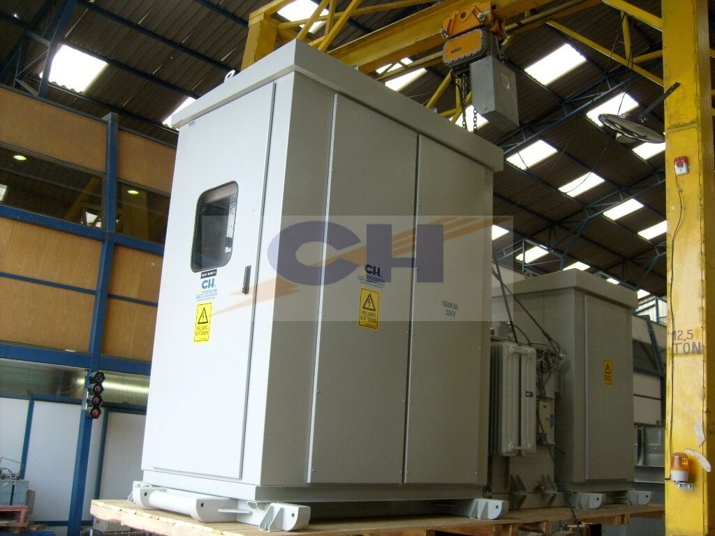 Transformadores CH Subestacion Unitaria 1500 KVA 34KV Cenizas