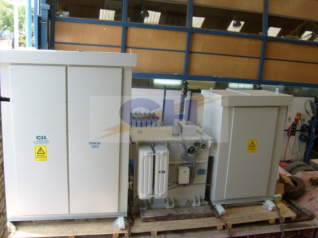 Transformadores CH Subestacion Unitaria 1500 KVA 34KV Cenizas