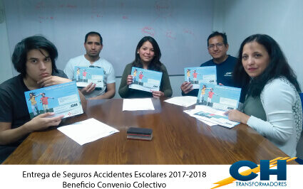 Seguro de accidentes escolar Transformadores CH - Colaboradores